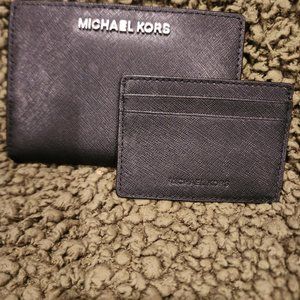 Michael kors small wallet and ID holder